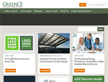 Tablet Screenshot of greence.com